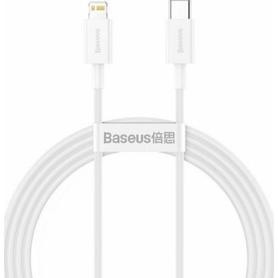 Baseus Superior USB-C to Lightning Cable 20W Λευκό 1.5m (CATLYS-B02)