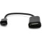 Μετατροπέας micro USB male σε USB-A female Black