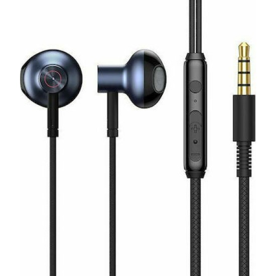 Baseus Encok H19 Earbuds Handsfree με Βύσμα 3.5mm Μαύρο