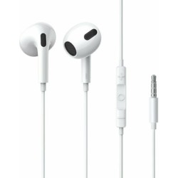 Baseus H17 Earbuds Handsfree με Βύσμα 3.5mm Λευκό