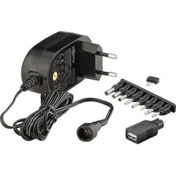 Goobay Ρυθμιζόμενο Universal Τροφοδοτικό 3 έως 12V 1.5A 18.0W με 9 βύσματα