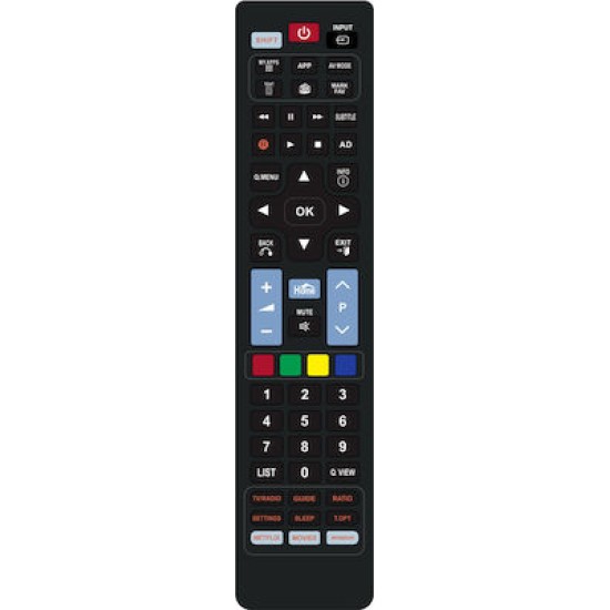 Powertech Συμβατό Τηλεχειριστήριο PT-830 για Τηλεοράσεις LG