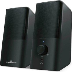 Powertech Premium Sound Ηχεία Υπολογιστή 2.0 με Ισχύ 3W σε Μαύρο Χρώμα