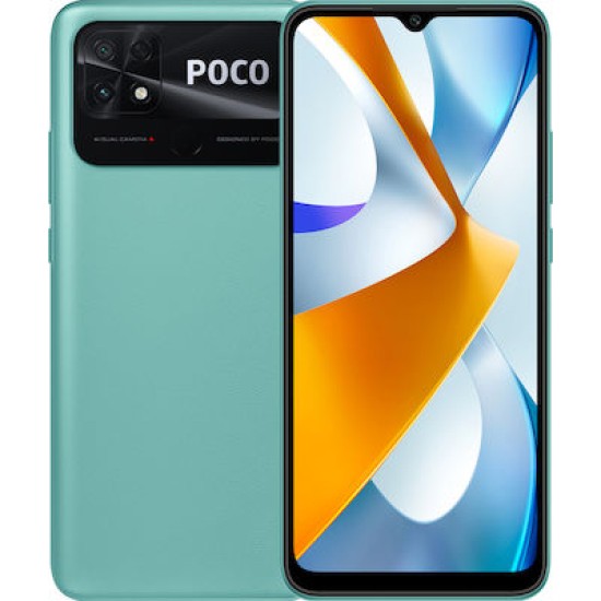 Xiaomi Poco C40 Dual SIM (4GB/64GB) Coral Green EU (ΔΩΡΟ ΤΖΑΜΑΚΙ)