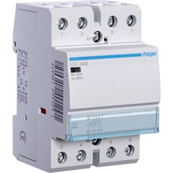 Hager Ρελέ Ράγας Ισχύος 40A Τετραπολικό με Τάση 230V ESC440
