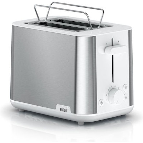 Braun HT 1510 Φρυγανιέρα 2 Θέσεων 900W Λευκή