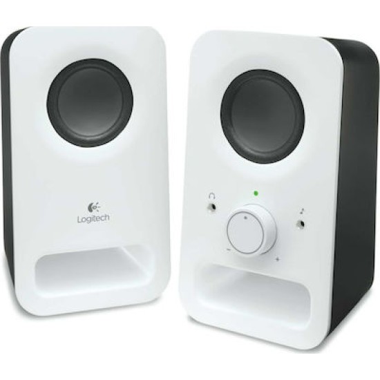 Logitech Z150 Ηχεία Υπολογιστή 2.0 με Ισχύ 3W σε Λευκό Χρώμα
