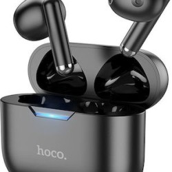 Hoco EW34 Earbud Bluetooth Handsfree Ακουστικά με Θήκη Φόρτισης Μαύρα