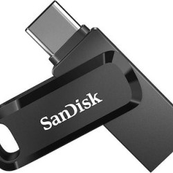 Sandisk Ultra Dual Drive Go 64GB USB 3.1 Stick με σύνδεση USB-A & USB-C Μαύρο