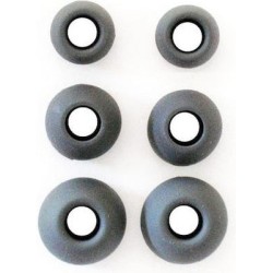 Rubbers for Earphones (3 Size in Set) Black