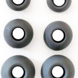 Rubbers for Earphones (3 Size in Set) Black