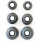 Rubbers for Earphones (3 Size in Set) Black