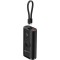 Forcell F-ENERGY F10K4 Power Bank 10000mAh 20W με Θύρα USB-A και Θύρα USB-C Power Delivery / Quick Charge 3.0 Μαύρο