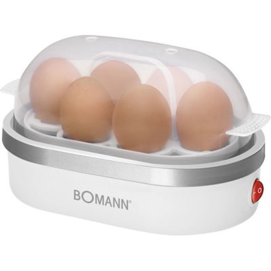 Bomann EK 5022 Βραστήρας Αυγών 6 Θέσεων 400W Ασημί