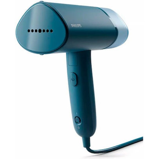 Ατμοκαθαριστής Ρούχων Χειρός Philips STH3000/20 1000W με Δοχείο 100ml Μπλε