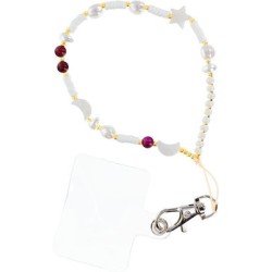 Pendant Λουράκι Καρπού για Κινητά Λευκό