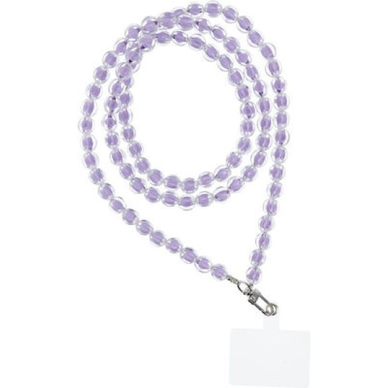 Strap Pendant Λουράκι Λαιμού για Κινητά Μώβ