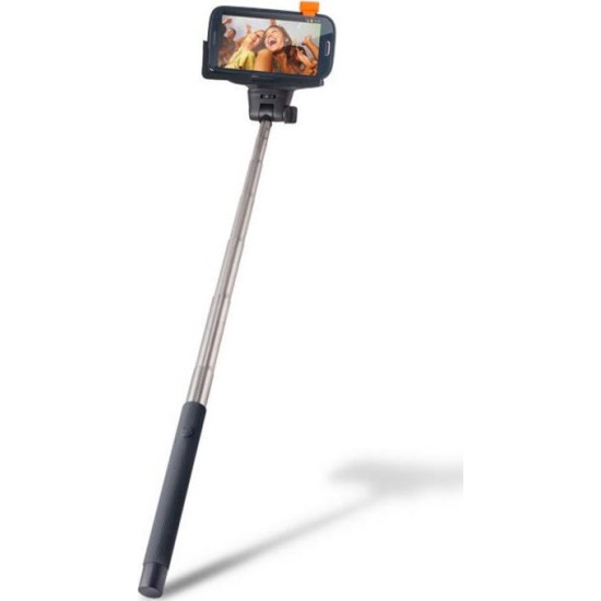 Setty Selfie Stick με Bluetooth Μαύρο