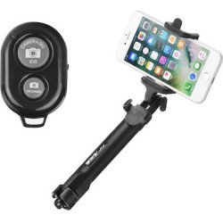 Blun Selfie Stick Tripod με Bluetooth Μαύρο