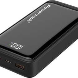 POWERTECH power bank PT-1327 με οθόνη, 20000mAh, 22.5W, μαύρο