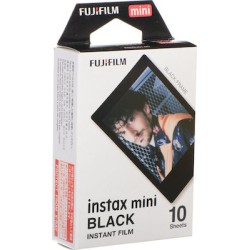 Fujifilm Color Instax Mini Instant Φιλμ (10 Exposures) Black