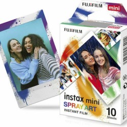 Fujifilm Color Instax Mini Instant Φιλμ (10 Exposures) Spray Art