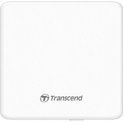 Transcend Εξωτερικός Οδηγός Εγγραφής/Ανάγνωσης CD/DVD για Desktop / Laptop Λευκό