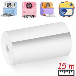 Maxlife 15m Thermal Paper Rolls Children's Photo Printer White