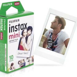 Fujifilm Color Instax Mini Instant Φιλμ (10 Exposures) White