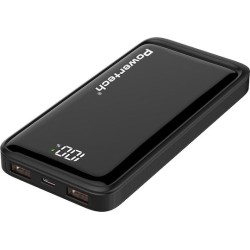 Powertech PT-1326 Power Bank 10000mAh 22.5W με 2 Θύρες USB-A και Θύρα USB-C Power Delivery / Quick Charge 3.0 Μαύρο