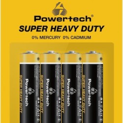 Powertech Carbon Μπαταρίες Zinc AA 1.5V 4τμχ