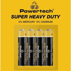 Powertech Carbon Μπαταρίες Zinc AAA 1.5V 4τμχ