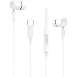 XO XO-EP81 In-ear Handsfree Ακουστικά με Βύσμα USB-C Λευκό