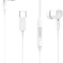 XO XO-EP81 In-ear Handsfree Ακουστικά με Βύσμα USB-C Λευκό