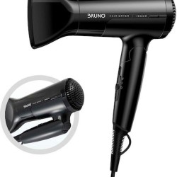 BRUNO σεσουάρ μαλλιών BRN-0153, 1600W, αναδιπλούμενη λαβή, μαύρο