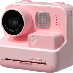 Picocici K27 Παιδική Φωτογραφική Μηχανή 26MP Full HD (1080p) με Θερμική Εκτύπωση Ρόζ