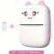 Portable Mini Printer Photos Φορητός Εκτυπωτής Bluetooth White Pink