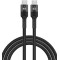 Powertech Braided USB 2.0 Cable USB-C male - USB-C 60W Μαύρο 0.6m (PTR-0131)