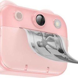 Hoco DV204 Compact Φωτογραφική Μηχανή 48MP Ροζ