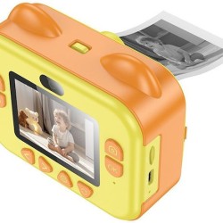 Hoco DV204 Compact Φωτογραφική Μηχανή 48MP Κίτρινη