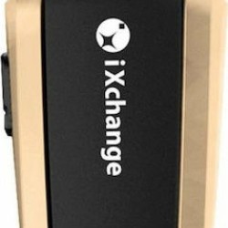 MINI iXchange UA-25 In-ear Bluetooth Handsfree Ακουστικό Πέτου Χρυσό