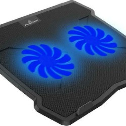 Powertech Cooling Pad για Laptop έως 15.6" με 2 Ανεμιστήρες και Φωτισμό (PT-930)