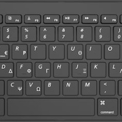 Powertech PT-1153 Ασύρματο Bluetooth Πληκτρολόγιο Ελληνικό