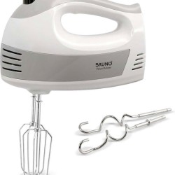 BRUNO μίξερ χειρός BRN-0110, 500W, 5 ταχύτητες & turbo, λευκό