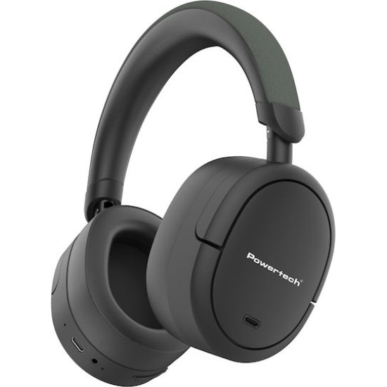 Powertech PT-1462 Ασύρματα / Ενσύρματα Over Ear Ακουστικά με 36 ώρες Λειτουργίας Μαύρα Powertech PT-1462 Ασύρματα / Ενσύρματα Over Ear Ακουστικά με 36 ώρες Λειτουργίας Μαύρα