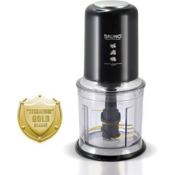 Bruno Πολυκόπτης BRN-0247 500W 700ml, 4 λεπίδες, Μαύρος
