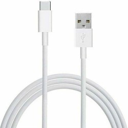 Xiaomi USB 2.0 Cable USB-C male - USB-A Λευκό 1m (SJV4102TY Bulk)