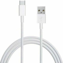 Xiaomi USB 2.0 Cable USB-C male - USB-A Λευκό 1m (SJV4102TY Bulk)