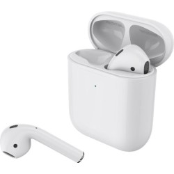 Celebrat C200 Pro Earbud Bluetooth Handsfree Ακουστικά με Θήκη Φόρτισης Λευκά