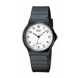 Casio Ψηφιακό  Ρολόι 34mm Μπαταρίας με Μαύρο Καουτσούκ Λουράκι